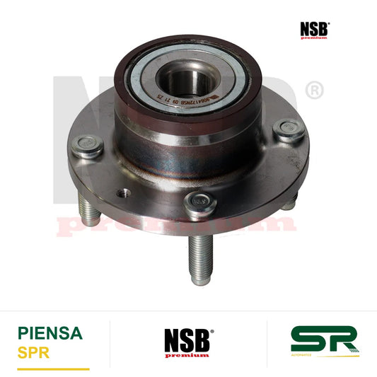 MAZA RUEDA TRASERA CHEVROLET AVEO 4L 1.5 LTS 2018-2023 SIN ABS 4 BIRLOS 33 ESTRIAS NSB
