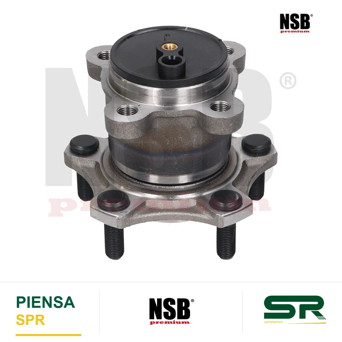 MAZA RUEDA TRASERA NISSAN SENTRA B18 4L 2.0 LTS 2020-2024 NISSAN TRUCK KICKS C 4L 1.6 LTS 2021-2024 CON ABS 5 BIRLOS NSB