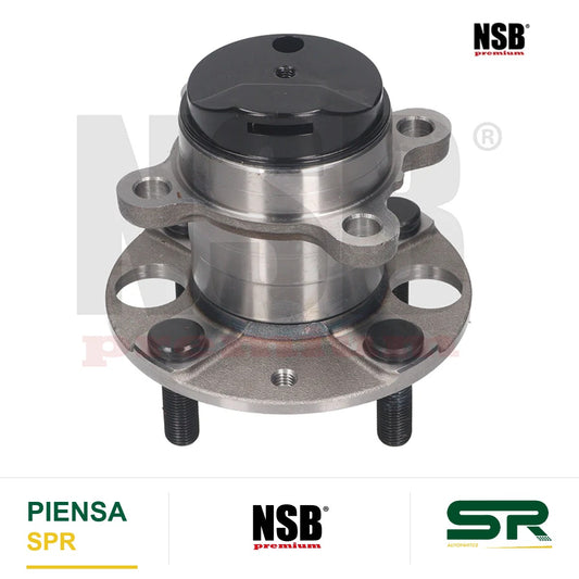 MAZA RUEDA TRASERA NISSAN VERSA 4L 1.6 LTS 2020-2024 NISSAN TRUCK KICKS 4L 1.6 LTS 2017-2024 CON ABS 4 BIRLOS NSB