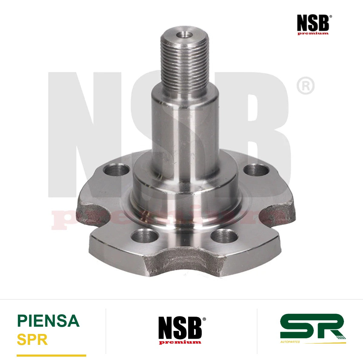 MAZA MUNON RUEDA TRASERA VOLKSWAGEN VENTO 4L 1.6 LTS 2014-2022 28MM 4 BARRENOS SIN ABS NSB
