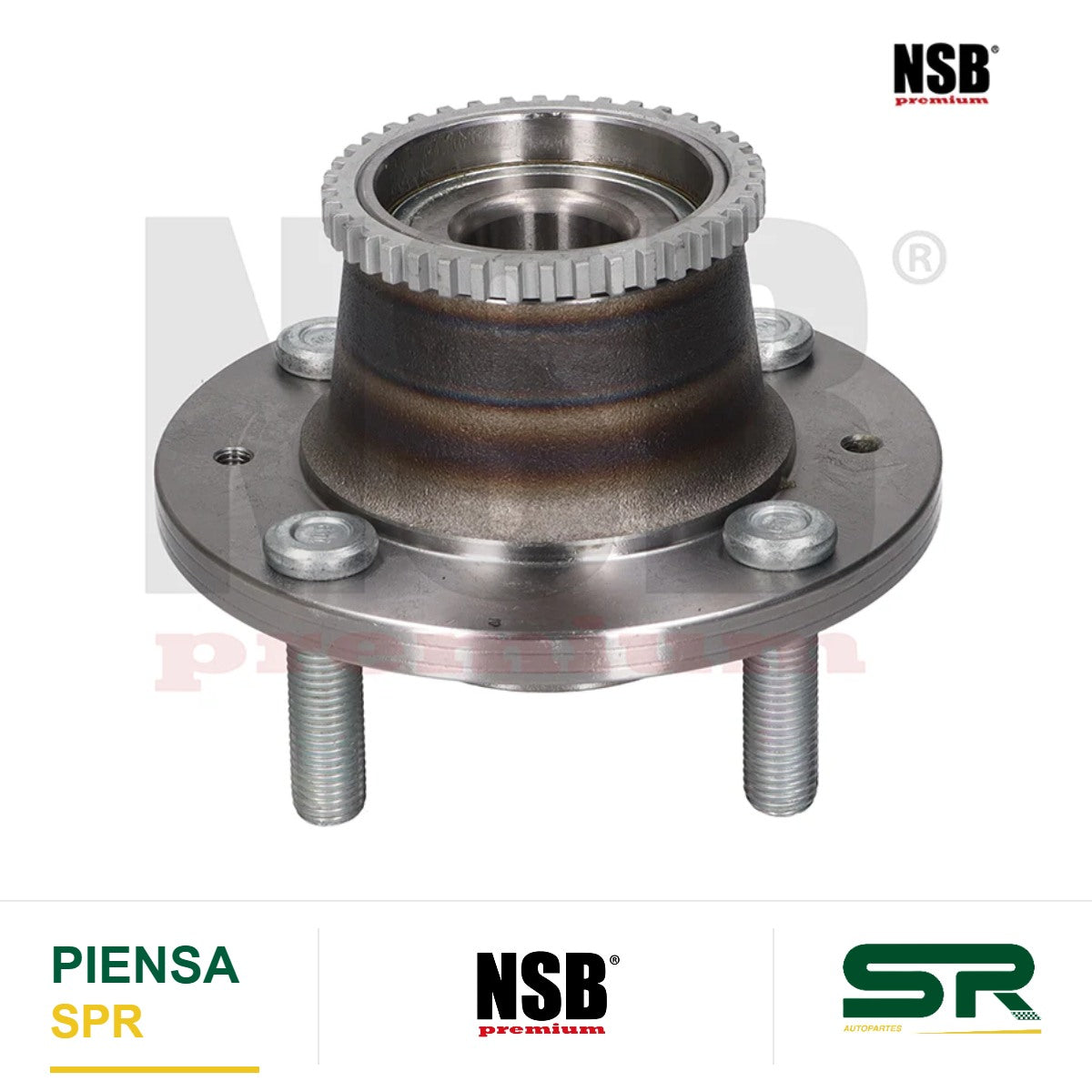 MAZA RUEDA TRASERA CHEVROLET AVEO 4L 1.6 LTS 2008-2018 SPARK 4L 1.2 LTS 2011-2017 BEAT 4L 1.2 LTS 2018-2021 PONTIAC G3 4L 1.6 LTS 2006-2009 CON ABS 4 BIRLOS NSB