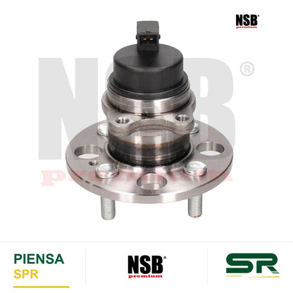 MAZA RUEDA TRASERA DODGE ATTITUDE 4L 1.4 LTS 2006-2011 HYUNDAI GRAND I10 4L 1.2 LTS 2015-2020 DODGE I10 4L 1.1 LTS 2012-2014 CON ABS 4 BRILOS NSB