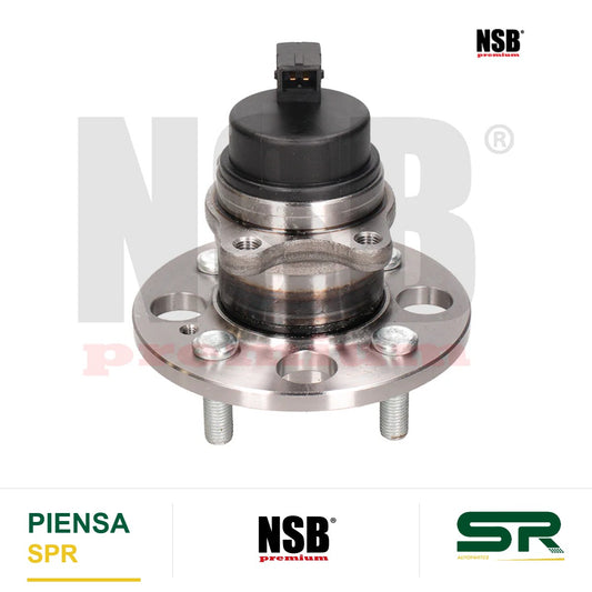 MAZA RUEDA TRASERA DODGE ATTITUDE 4L 1.4 LTS 2006-2011 HYUNDAI GRAND I10 4L 1.2 LTS 2015-2020 DODGE I10 4L 1.1 LTS 2012-2014 CON ABS 4 BRILOS NSB