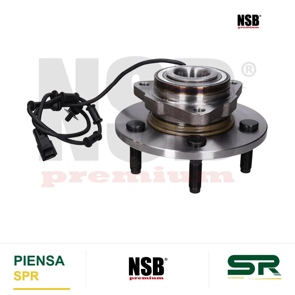 MAZA RUEDA DELANTERA DODGE TRUCK RAM 1500 4X2 2003-2005 RAM 1500 4X4 2003-2005 CON ABS 5 BIRLOS NSB
