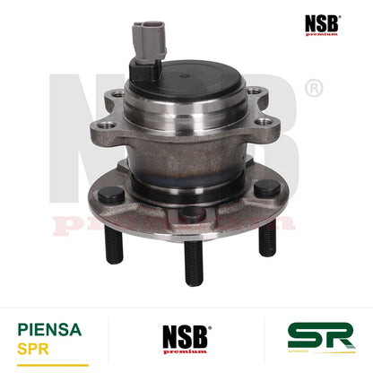 MAZA RUEDA TRASERA FORD FOCUS 4L 2.0 LTS 2012-2018 CON ABS 5 BIRLOS CON ACTIVE PARK ASSIST NSB