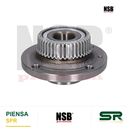 MAZA RUEDA TRASERA VOLKSWAGEN DERBY 2001-2009 SEAT IBIZA 2001-2002 CORDOBA 2001-2002 GOL 2013-2020 LUPO 1998-2004 EJE 28MM CON ABS 4 BARRENOS = VW847 NSB