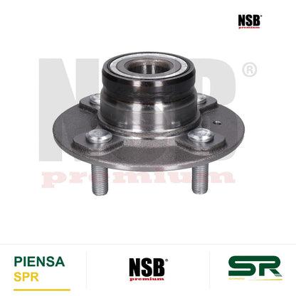MAZA RUEDA TRASERA DODGE ATOS 2002-2012 HYUNDAI ACCENT 2000-2006 DODGE VERNA 2004-2006 SIN ABS 4 BIRLOS CON BALERO = MC5073 = 52037710 NSB