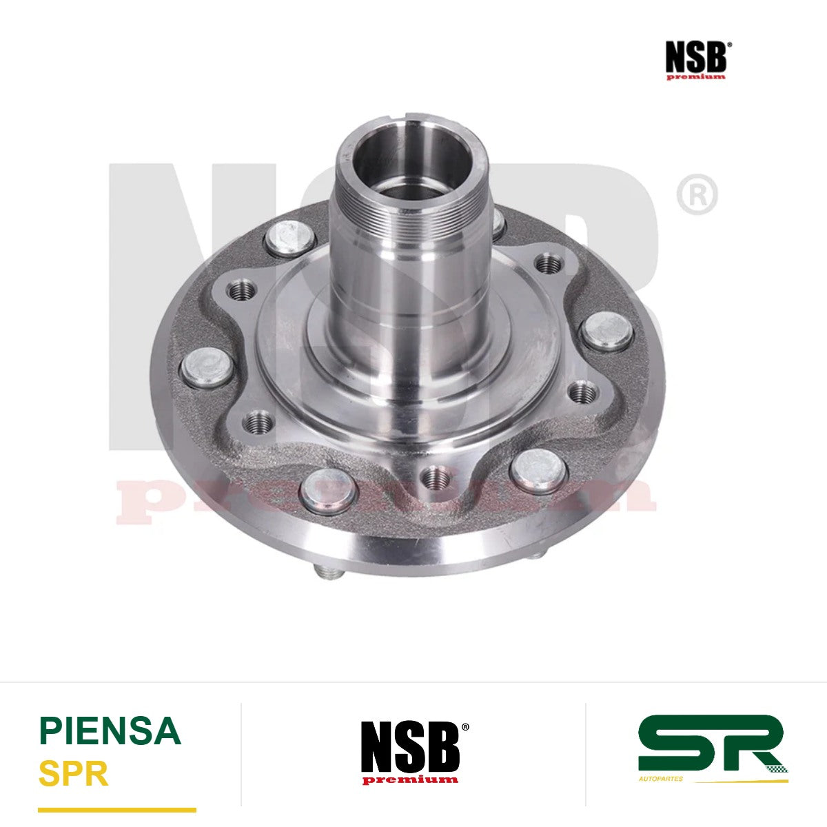 MAZA RUEDA DELANTERA TOYOTA TRUCK HIACE 4L 2.7 LTS 2005-2019 SIN ABS 6 BIRLOS SIN BALERO NSB