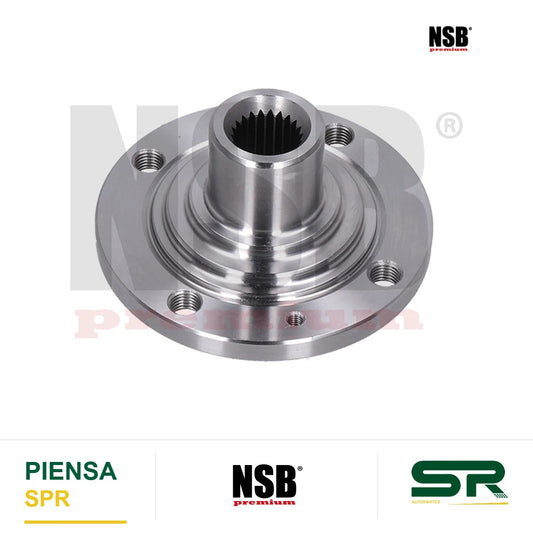 MAZA RUEDA DELANTERA VOLKSWAGEN JETTA A2 1989-1992 JETTA A3 1993-1999 GOLF A2 1989-1992 GOLF A3 1993-1999 SEAT IBIZA 2001-2002 SIN ABS 4 BARRENOS NSB
