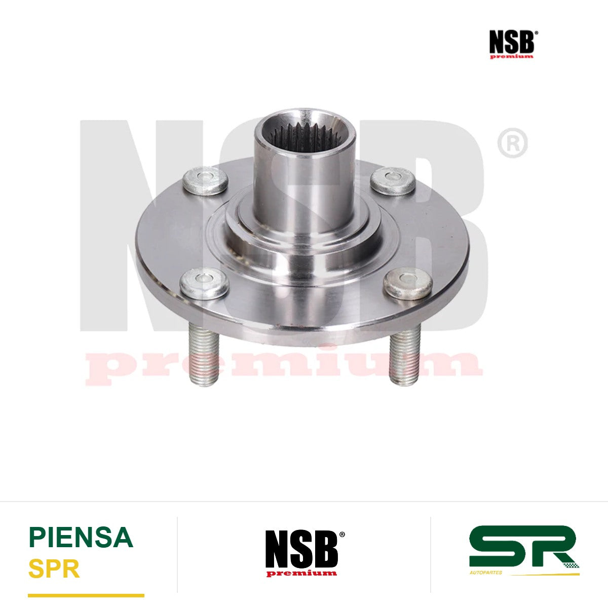 MAZA RUEDA DELANTERA FORD FIESTA 1998-2001 FIESTA BRASIL 2003-2010 FOCUS NORTE AMERICA 2000-2011 FORD TRUCK ECOSPORT 2004-2012 SIN ABS 4 BIRLOS SIN BALERO NSB