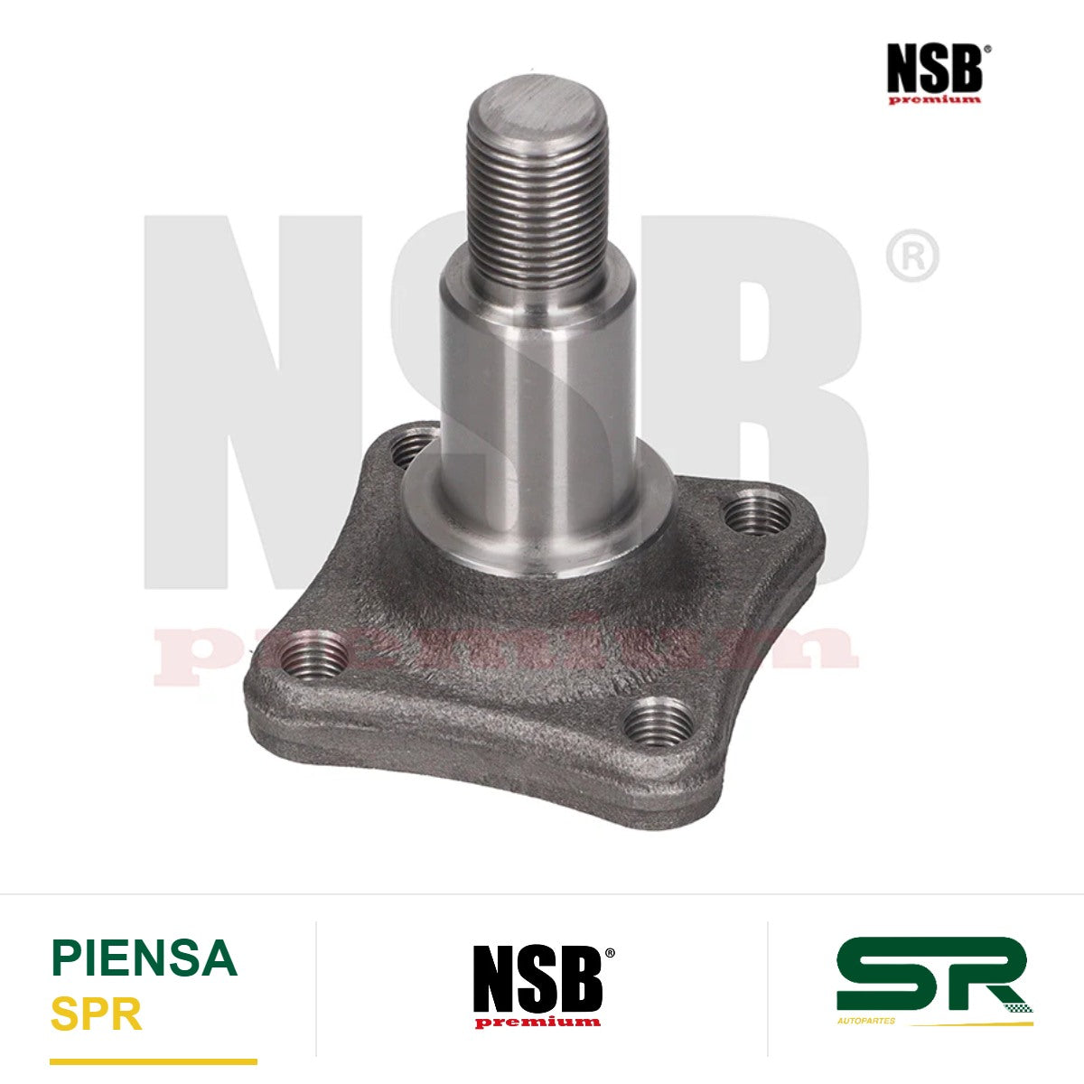MAZA MUNON RUEDA TRASERA RENAULT TRUCK KWID 3L 1.0 LTS 2019-2025 4 BARRENOS SIN ABS NSB