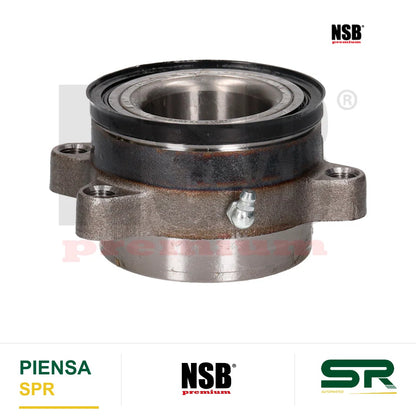 MAZA RUEDA DELANTERA NISSAN TRUCK URVAN NV350 4L 2.5 LTS 2013-2023 RODAMIENTO DE RODILLOS CON GRASERA SIN ABS 4 BARRENOS NSB