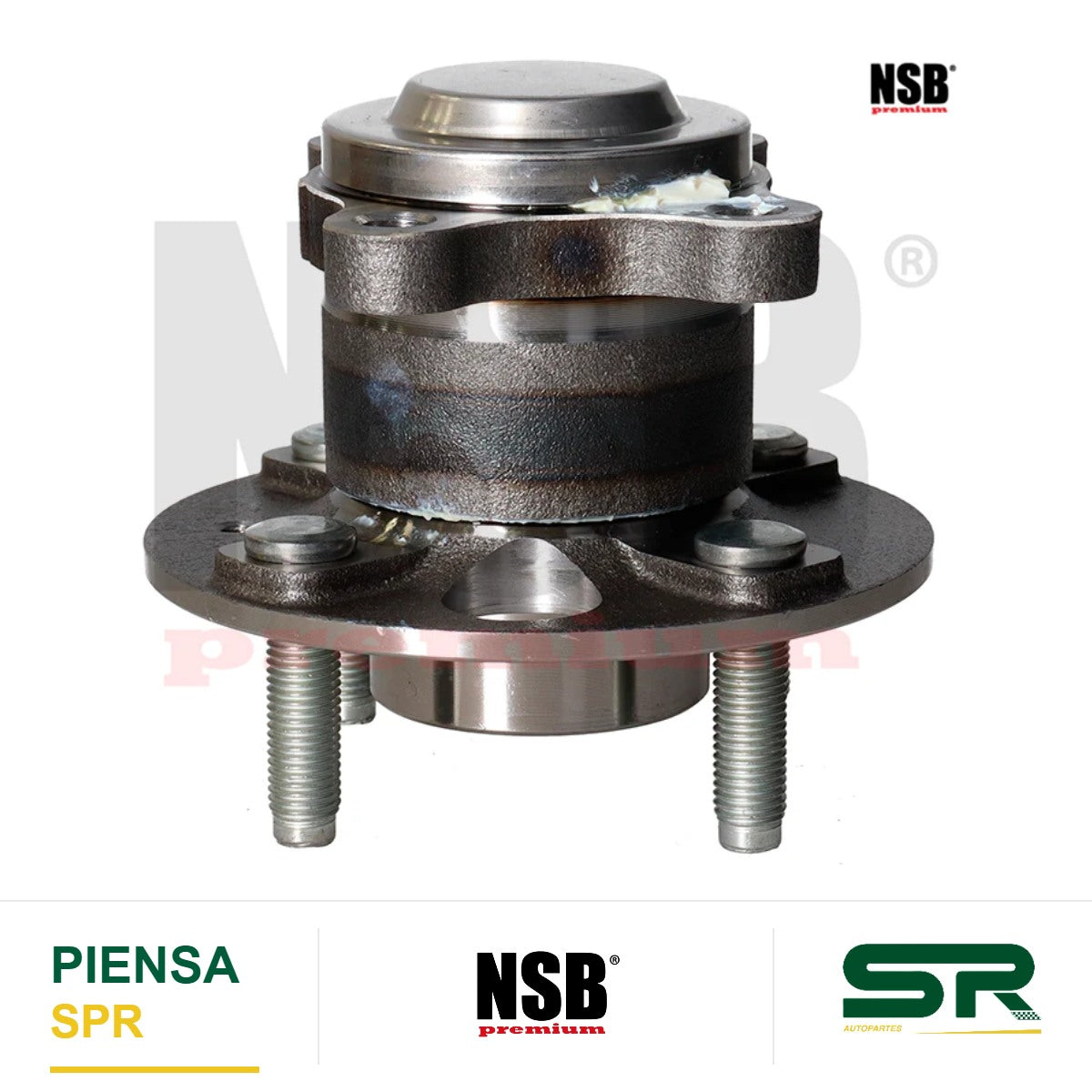 MAZA RUEDA TRASERA CHEVROLET SPARK 4L 1.4 LTS 2016-2021 CON ABS 4 BIRLOS NSB