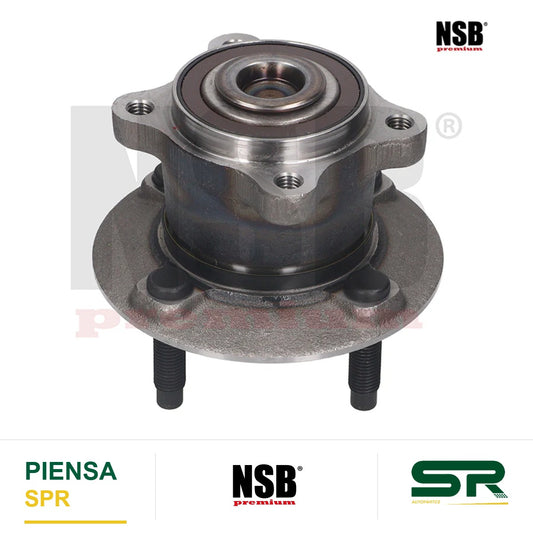 MAZA RUEDA TRASERA CHEVROLET SONIC 4L 1.6 LTS 2012-2017 CON ABS 4 BIRLOS NSB