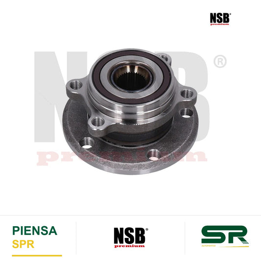 MAZA RUEDA DELANTERA VOLKSWAGEN BORA 2006-2010 JETTA A4 2006-2010 JETTA A6 2011-2018 CON ABS 5 BIRLOS = 2326005 NSB