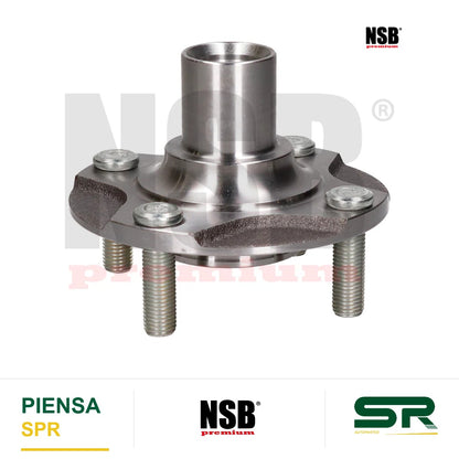 MAZA RUEDA DELANTERA DODGE ATTITUDE 3L 1.2 LTS 2015-2023 MITSUBISHI MIRAGE 3L 1.2 LTS 2015-2023 SIN ABS 4 BIRLOS 24 ESTRIAS NSB
