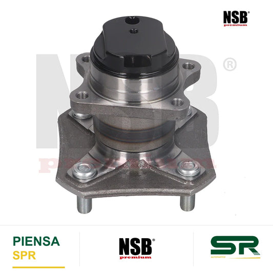 MAZA RUEDA TRASERA NISSAN TIIDA 2007-2018 CUBE 2009-2014 CON ABS 4 BIRLOS NSB