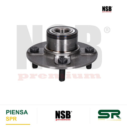 MAZA RUEDA TRASERA NISSAN SENTRA B15 2001-2006 ALMERA 2001-2005 RENAULT SCALA 2010-2013 SIN ABS 4 BIRLOS = NI4Z00 NSB