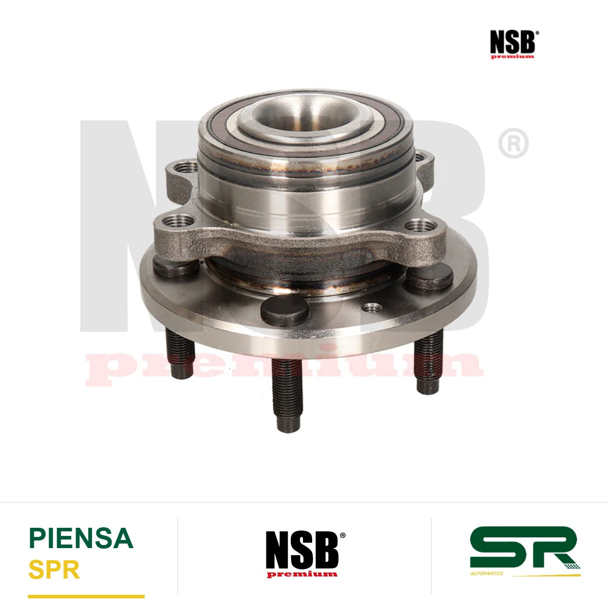 MAZA RUEDA TRASERA FORD TRUCK EXPLORER V6 3.5 LTS 2011-2020 5 BIRLOS CON ABS 38 ESTRIAS NSB