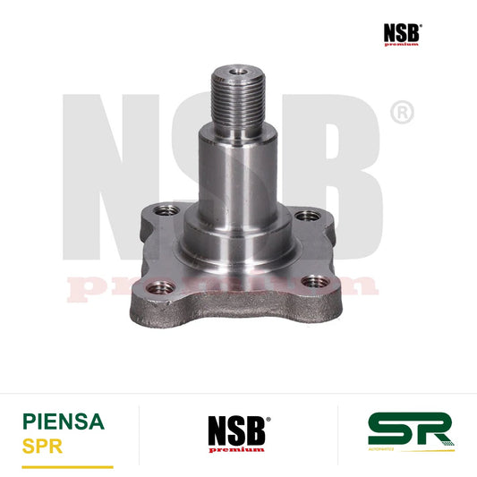 MAZA MUNON RUEDA TRASERA FORD FIESTA 1998-2010 FIESTA IKON 2011-2015 FOCUS 2000-2006 SIN ABS 4 BARRENOS 2308009 NSB