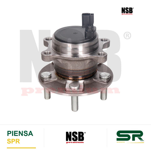 MAZA RUEDA TRASERA FORD FOCUS 4L 2.0 LTS 2012-2019 NORTE AMERICA CON ABS 5 BIRLOS NSB