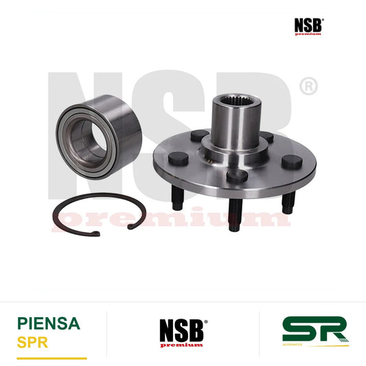 MAZA RUEDA TRASERA FORD TRUCK EXPLORER 4X2 2002-2010 EXPLORER 4X4 2002-2010 EXPLORER SPORT TRAC 4X2 2007-2010 EXPLORER SPORT TRAC 4X4 2007-2010 SIN ABS 5 BIRLOS CON BALERO 2308024 NSB