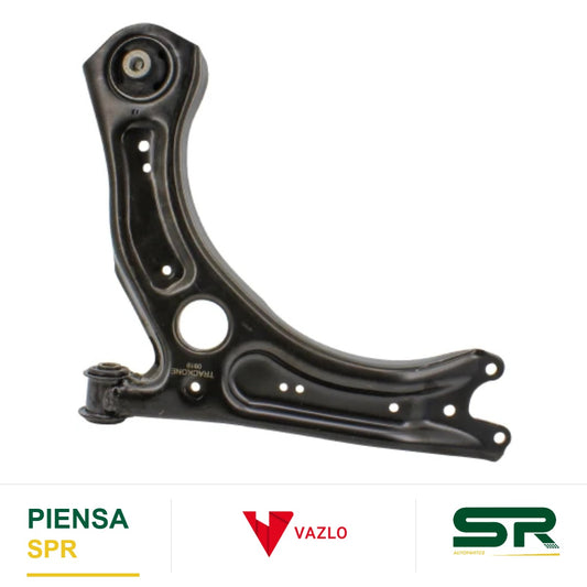HORQUILLA DELANTERA IZQUIERDA INFERIOR AUDI A1 2020-2022 SEAT ARONA 2018-2023 SEAT IBIZA 2018-2024 VOLKSWAGEN NIVUS 2022-2024 VOLKSWAGEN POLO 2024-2026 VOLKSWAGEN T-CROSS 2020-2024 VOLKSWAGEN TAIGUN 2023-2025 VOLKSWAGEN TERA 2026-2027 VAZLO