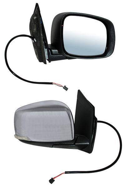 ESPEJO DERECHO ELÉCTRICO CON DESEMPAÑANTE CON DIRECCIONAL CROM 7 PINES PWY DDD DODGE / CHRYSLER CARAVAN/ TOWN & COUNTRY 2008-2020 TYG
