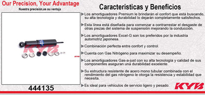 AMORTIGUADOR DELANTERO HIDRÁULICO MAZDA PICK-UPB1600-B2000-B2200- B2600 4X4 4WD (1987-1993) KYB