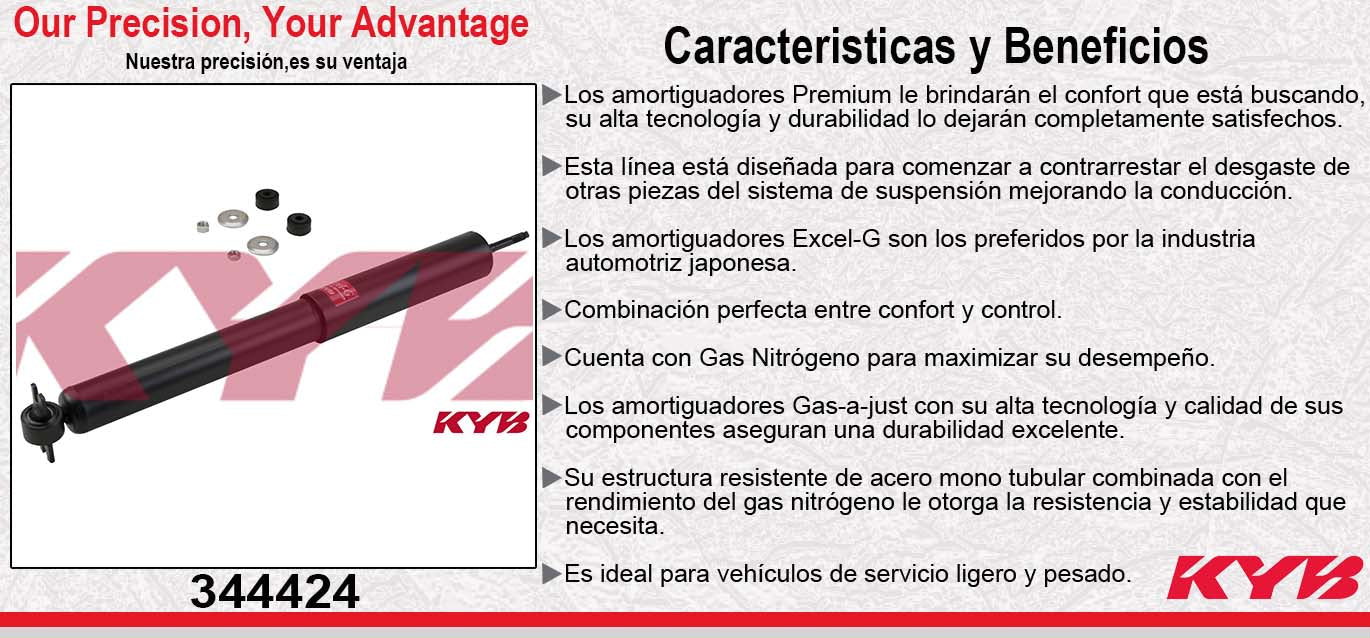 AMORTIGUADOR DELANTERO GAS EXCEL-G FORD CROWN VICTORIA ALL (1995-2002) KYB