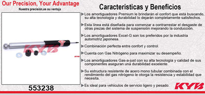 AMORTIGUADOR TRASERO GAS-A-JUST MERCEDES BENZ CLAS CLK (1998-2002) KYB
