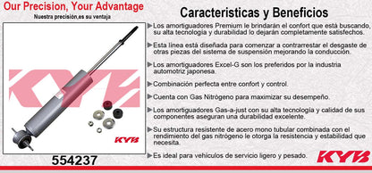 AMORTIGUADOR DELANTERO GAS-A-JUST DODGE RAM D50 (1979-1993) - MITSUBISHI PICK-UP (1979-1996) KYB