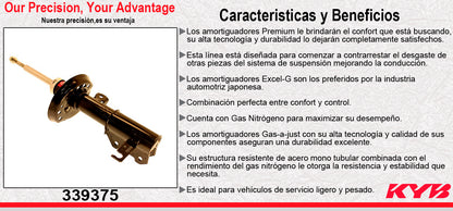 AMORTIGUADOR DELANTERO DERECHO GAS EXCEL-G BUICK REGAL (2013-2017) KYB