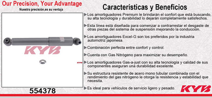 AMORTIGUADOR TRASERO GAS-A-JUST CHEV GMC ACADIA (2007-2011) - BUICK. ENCLAVE (2010-2011) KYB