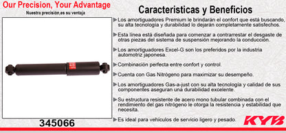 AMORTIGUADOR TRASERO GAS EXCEL-G NISSAN ARMADA (2005-2010) KYB