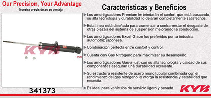 AMORTIGUADOR TRASERO GAS EXCEL-G MITSUBISHI. GALANT EXC MODELOS V6 3.8 (2004-2006) KYB