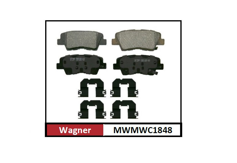 BALATA CERÁMICA TRASERA HYUNDAI TUCSON 2016-2018 / KIA SPORTAGE 2017-2019 WAGNER