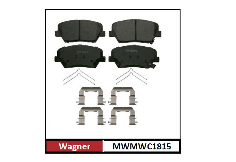 BALATA CERÁMICA DELANTERA HYUNDAI CRETA 2016-2022 / SANTA FE 2018-2019 / KIA SORENTO 2015-2018 WAGNER
