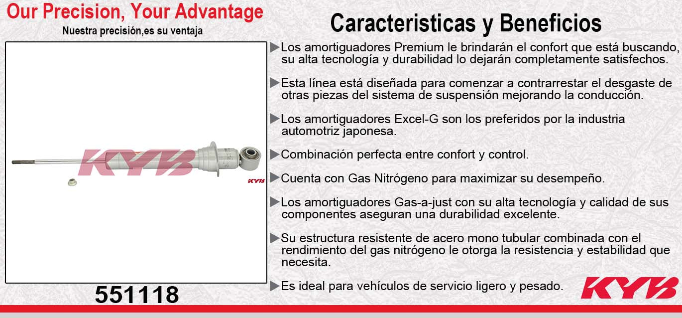 AMORTIGUADOR TRASERO GAS-A-JUST MAZDA. MX-5 MIATA (2006-2014) KYB