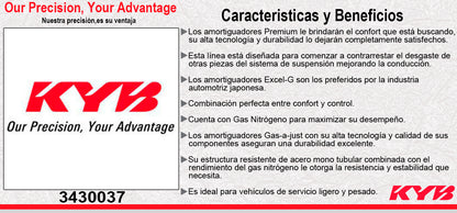 AMORTIGUADOR TRASERO GAS EXCEL-G MAZDA CX-3 (2016-2022). KYB