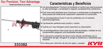 AMORTIGUADOR DELANTERO GAS EXCEL-G MITSUBISHI LANCER (2002-2006) KYB