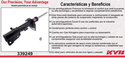 AMORTIGUADOR DELANTERO DERECHO GAS EXCEL-G DODGE JOURNEY (2009-2013). KYB