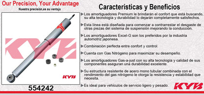 AMORTIGUADOR GAS-A-JUST TRA TOYOTA TUNDRA 2WD (2000-2006) KYB