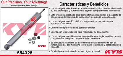 AMORTIGUADOR DELANTERO GAS-A-JUST CHEVROLET CANYON 4WD TODOS (2004-2010) - CHEVROLET COLORADO 4WD (2004-2010) KYB