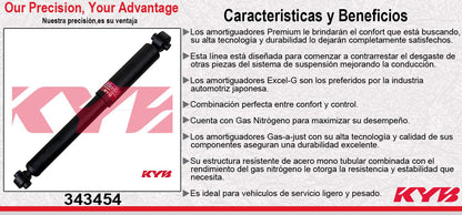 AMORTIGUADOR TRASERO GAS EXCEL-G CHEV MALIBU TODOS (2004-2007) KYB