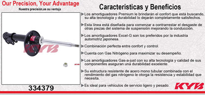 AMORTIGUADOR DELANTERO IZQUIERDO GAS EXCEL-G TOYOTA CELICA (1995-1999) KYB