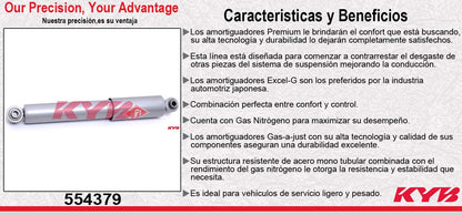 AMORTIGUADOR TRASERO GAS-A-JUST CHRYS TOWN COUNTRY (2008-2010) - VW. ROUTAN (2009-2012) KYB
