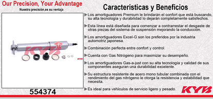 AMORTIGUADOR DELANTERO GAS-A-JUST DODGE RAM 1500 2WD (2006-2008) KYB