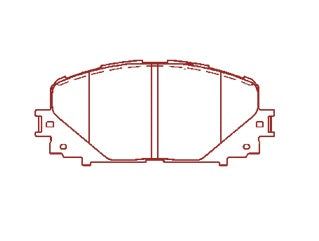 BALATA CERÁMICA DELANTERA TOYOTA YARIS 2012-2014 WAGNER