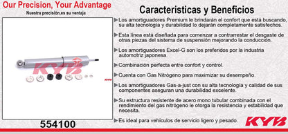 AMORTIGUADOR DELANTERO GAS-A-JUST MAZDA PICK-UP B2600 4X4 (1987-1993) KYB